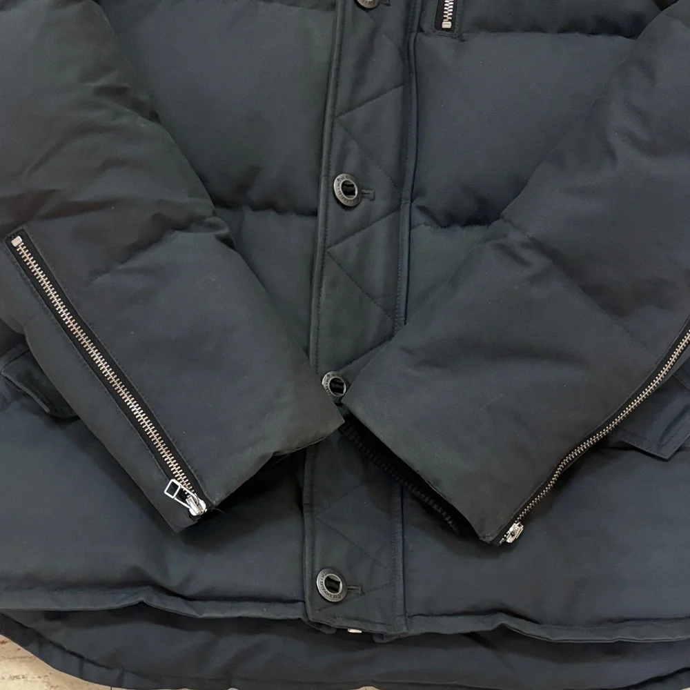 MOOSE KNUCKLES Original Shearling Men's Black Puffer Jacket with Fur Hood Size M - Picture 6 of 16